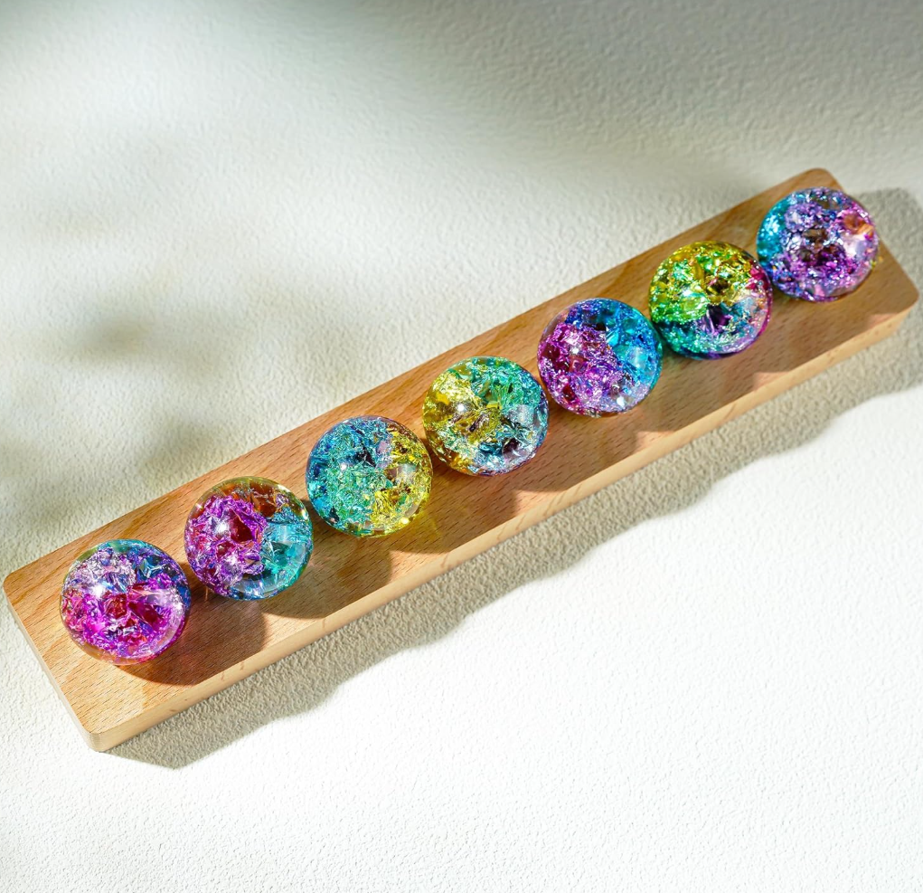 Galaxy Glow Magic Crystal Healing Sphere Set