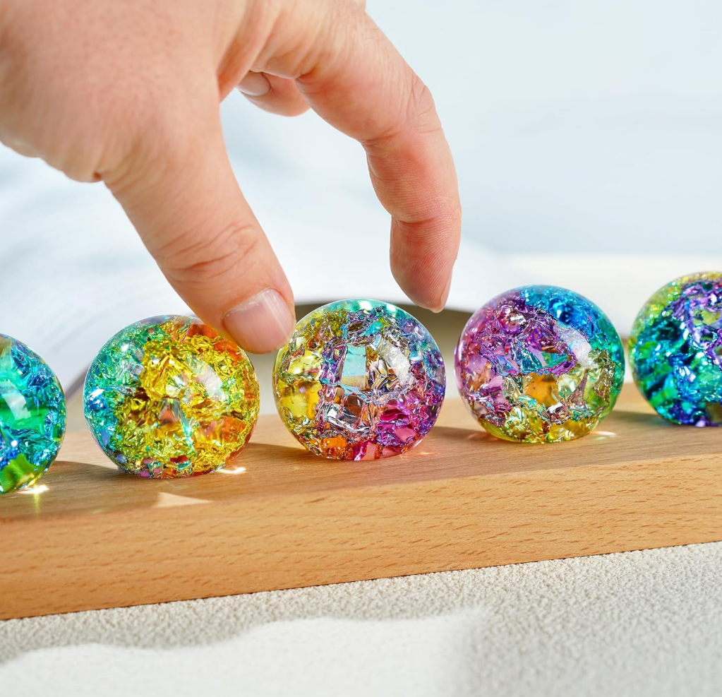 Galaxy Glow Magic Crystal Healing Sphere Set