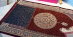Kaaba Kiswa Prayer Mat – Premium Islamic Janamaz