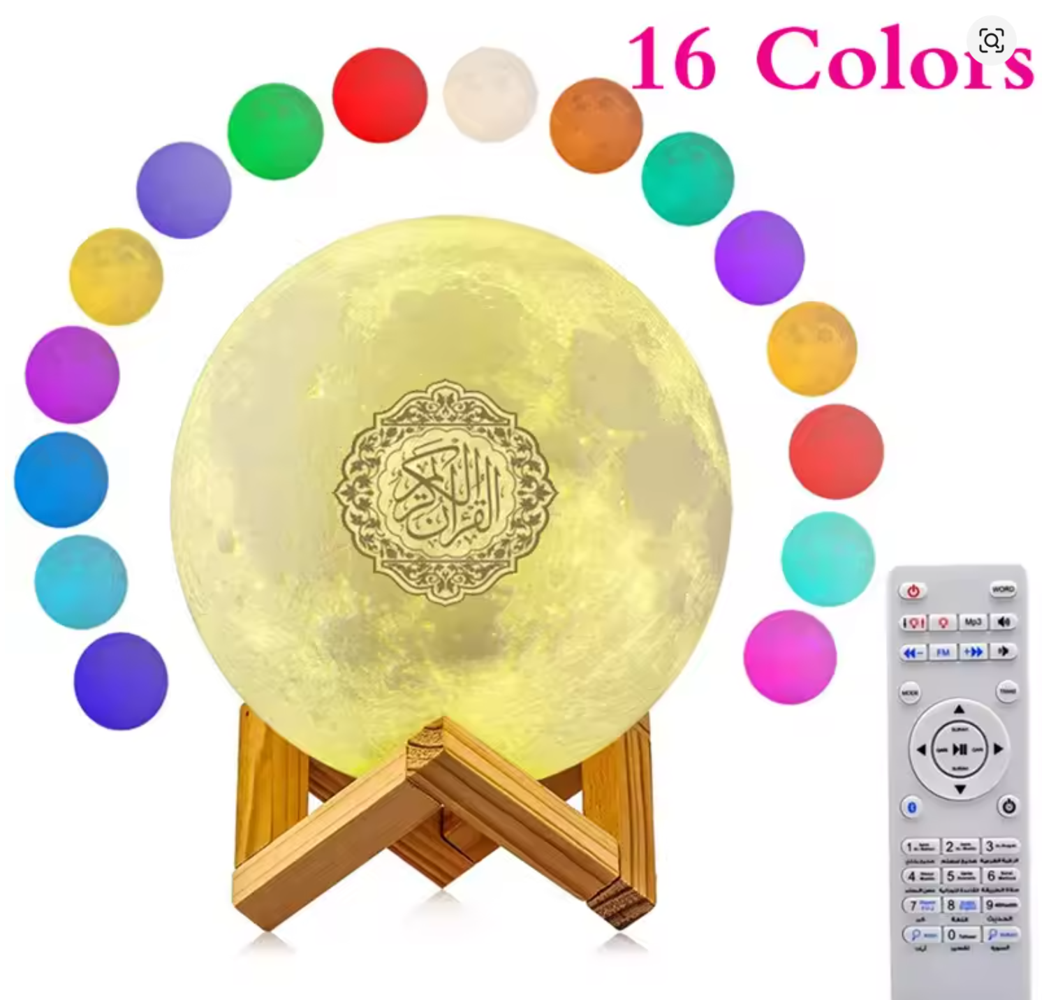 Quan Lamp Bluetooth Colorful Remote Control Small Moonlight
