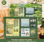 Van Gogh Journal Kit Vintage Scrapbook Set With Aesthetic Stickers, Planner & Art Supplies