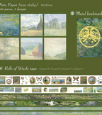 Van Gogh Journal Kit Vintage Scrapbook Set With Aesthetic Stickers, Planner & Art Supplies