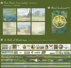 Van Gogh Journal Kit Vintage Scrapbook Set With Aesthetic Stickers, Planner & Art Supplies