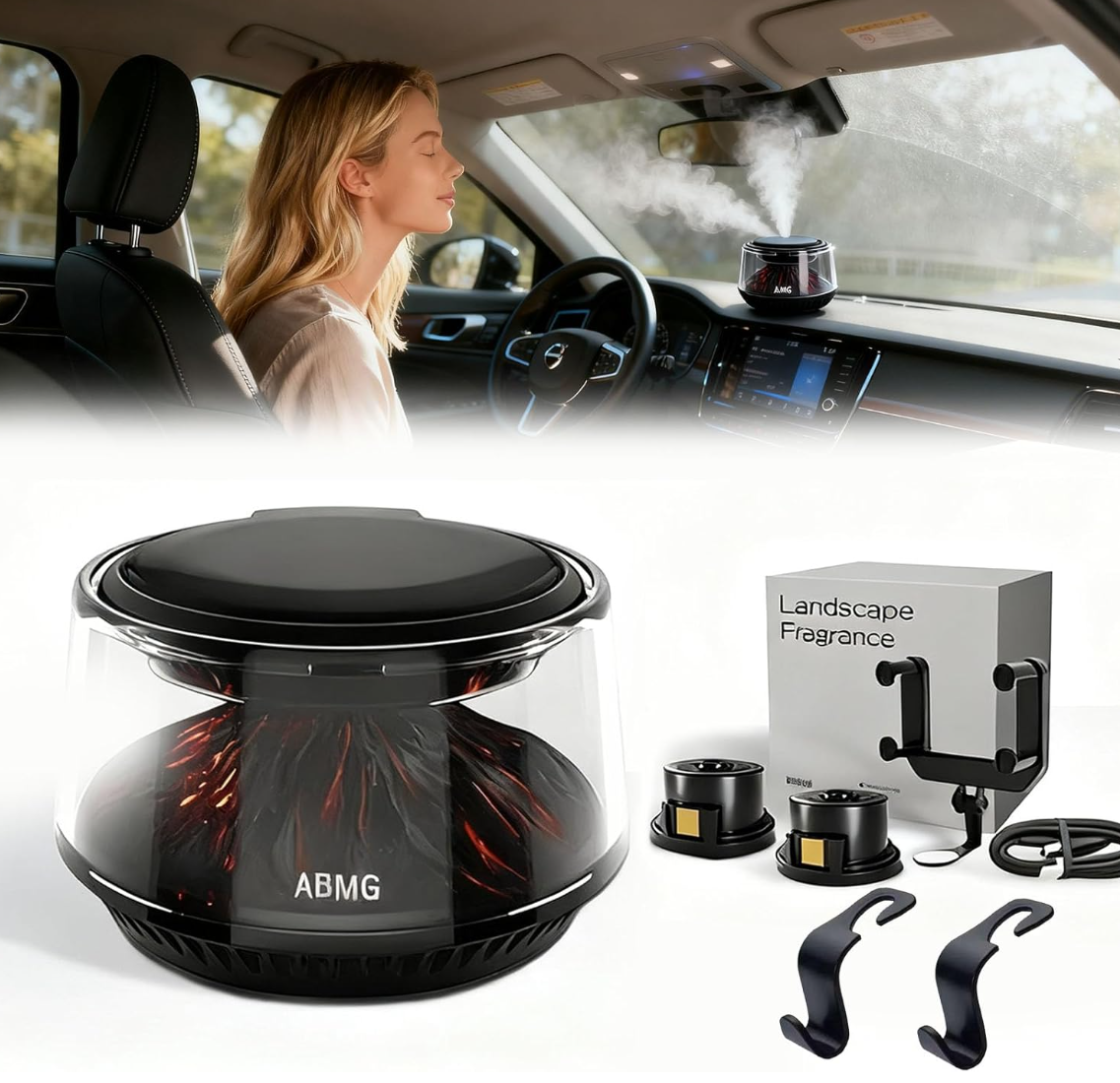 Volcano & Glacier Smart Car Air Freshener